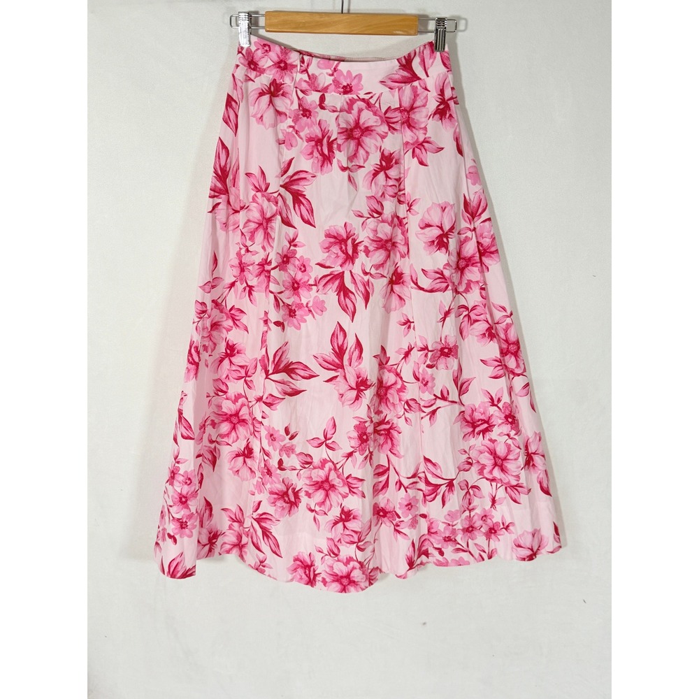 Zara Pink Floral Maxi Skirt - Picture 2 of 6